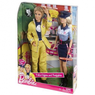Barbie I Can Be A Police Officer And Firefighter