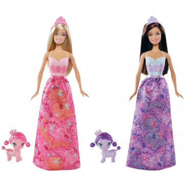 Barbie® Princess and Pet Dolls Asst