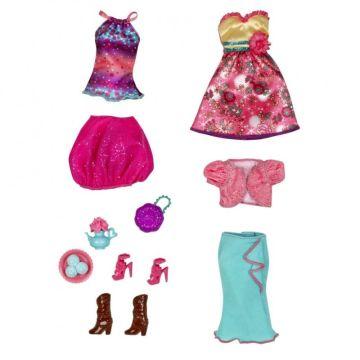 Assortment of Barbie Fashionistas dresses