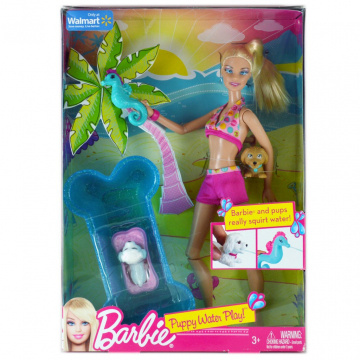 Puppy Water Play Barbie (blonde)