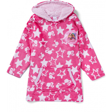 Barbie Hoodie for Girls Pink One Size