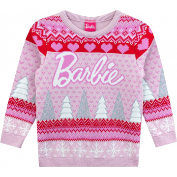 Barbie Christmas Sweater Girls Christmas Sweater