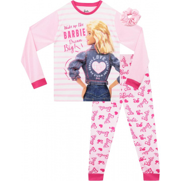 Barbie Girl Pajamas | Summer Pajamas and Scrunchie Set