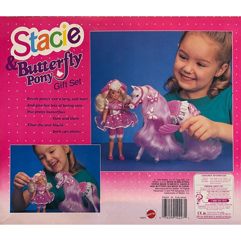 Stacie & Butterfly Pony Gift Set - 10227 BarbiePedia