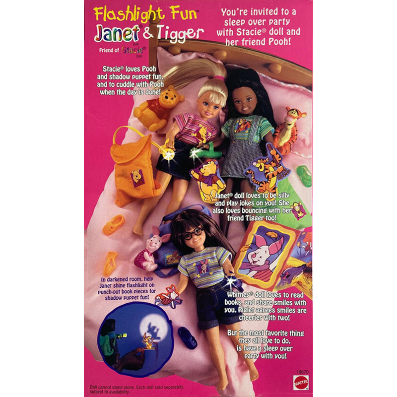 Flashlight Fun Janet Tigger Barbie Disney Friend Of Stacie - 19670