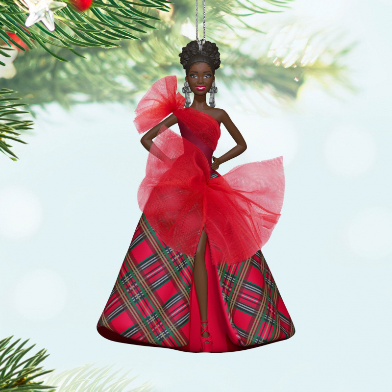 2024 Black Holiday Barbie™ Ornament 2199QXR8254 BarbiePedia