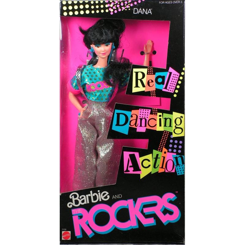 Real Dancing Action Barbie and the rockers Dana Doll - 3158