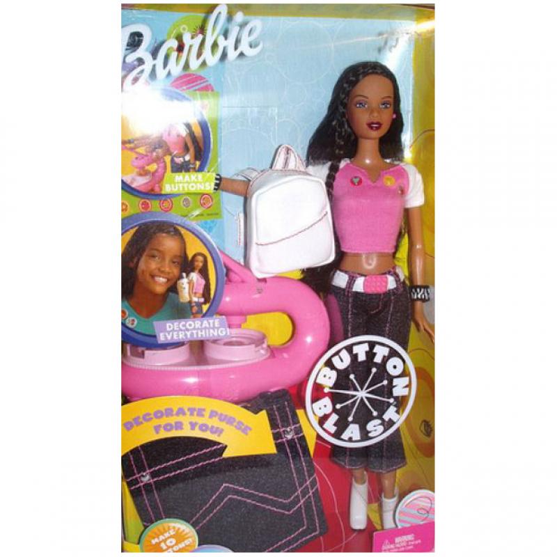 Button Blast™ Barbie® Doll (African American) - 56947 BarbiePedia