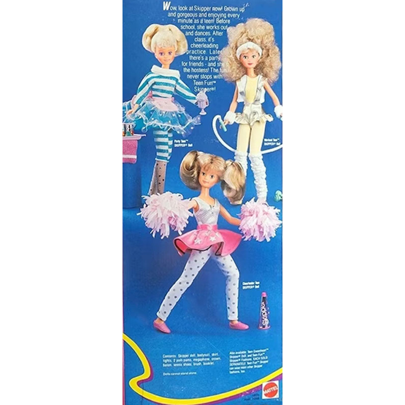 Teen Fun Cheerleader Skipper Doll - 5893 BarbiePedia