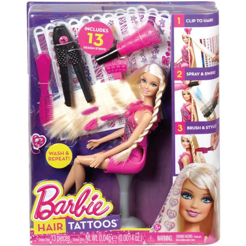 Barbie Hair Tattoos - BDB19 BarbiePedia