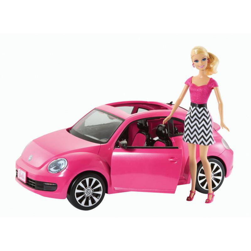 Barbie - Volkswagen Beetle Rosa - BJP37 BarbiePedia
