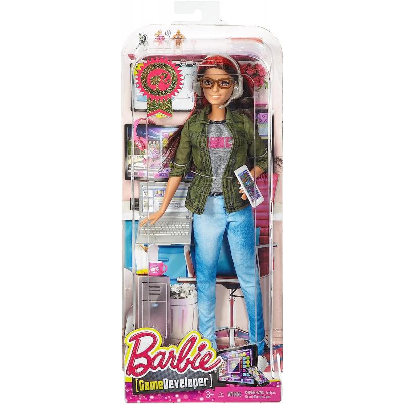 Barbie careers outlet game developer doll