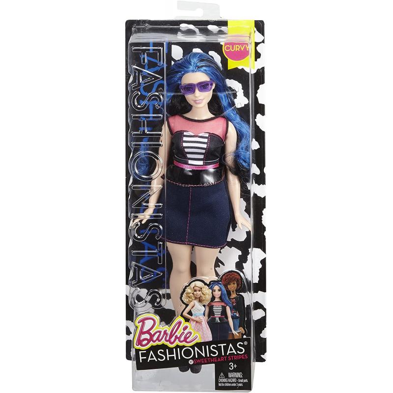 Barbie® Fashionistas® Doll Sweetheart Stripes - DMF29 BarbiePedia
