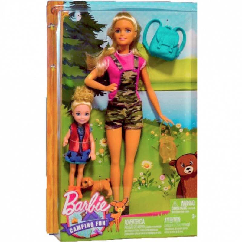 Barbie camping cheap sisters 2 pack