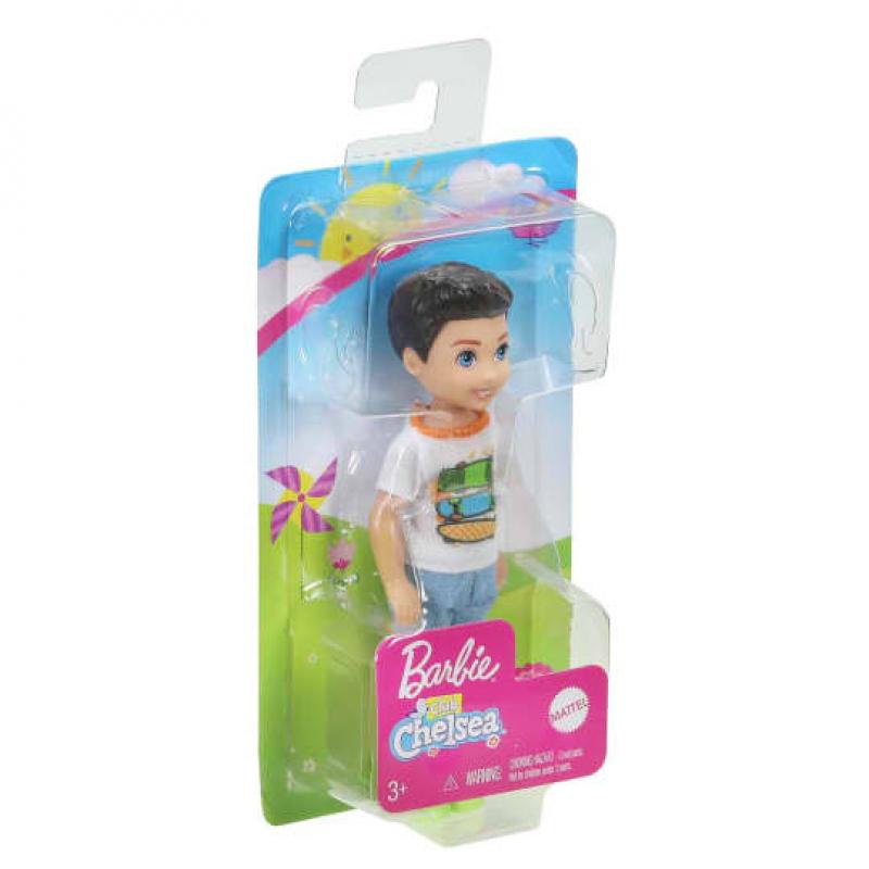 Barbie® Club Chelsea™ Boy Doll (6-inch Brunette) with Skateboard
