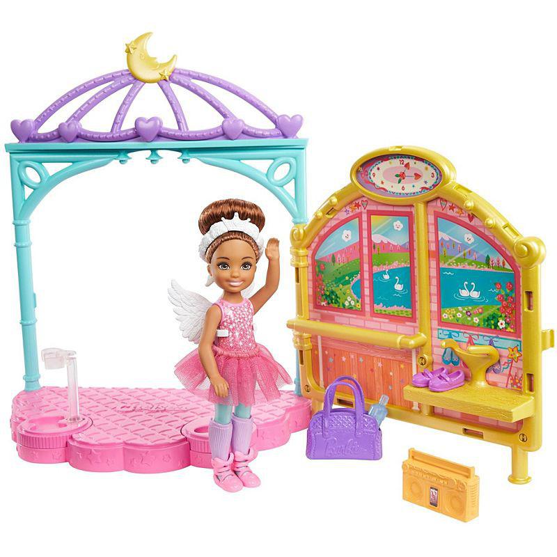 Barbie® Club Chelsea™ Doll and Ballet Playset (6-in Brunette) with