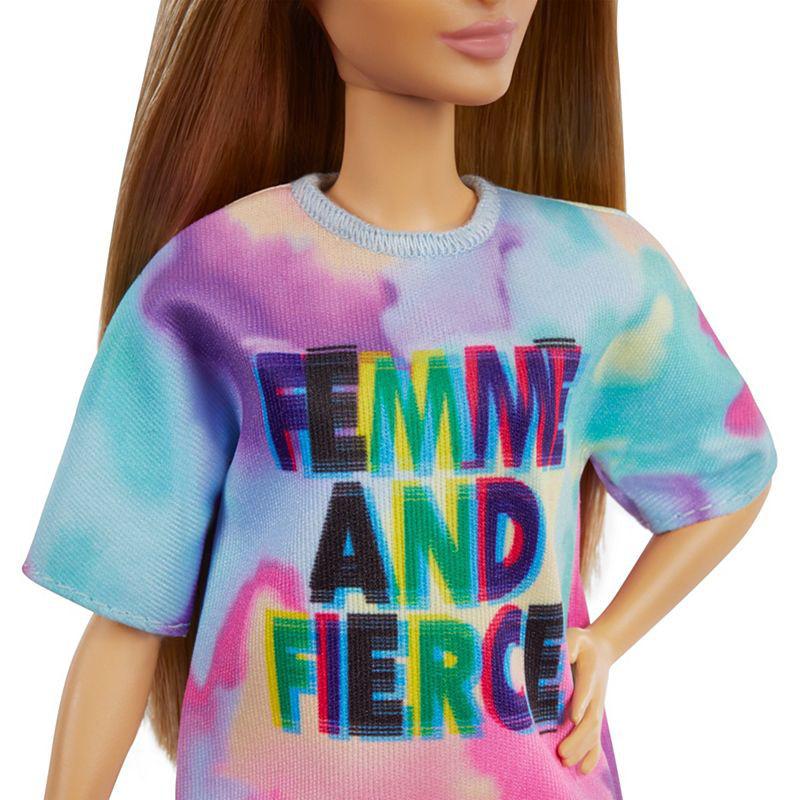 NEW Barbie Made to Move Yoga Doll Green Tie Dye Outfit Brown Hair