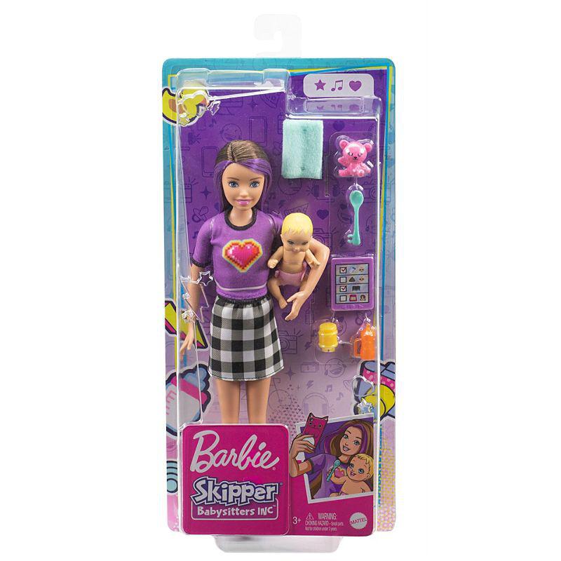 Barbie® Skipper™ Babysitters Inc.™ Doll & Accessories Set with 9