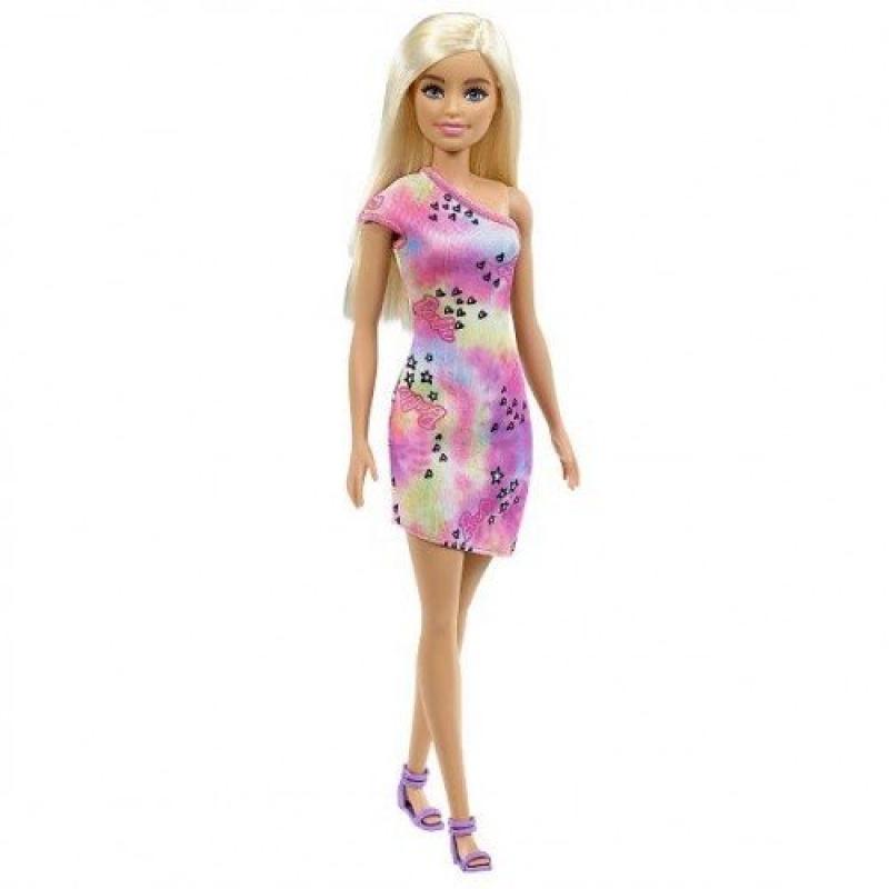 Barbie® Doll with colorful dress (blonde)