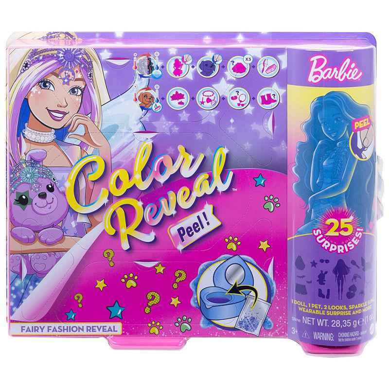 Barbie® Color Reveal™ Peel Doll with 25 Surprises & Fairy Fantasy ...