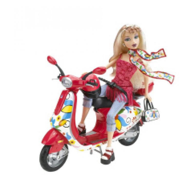My Scene™ Miami Getaway™ Delancey™ & Vespa® Giftset - H0983 BarbiePedia