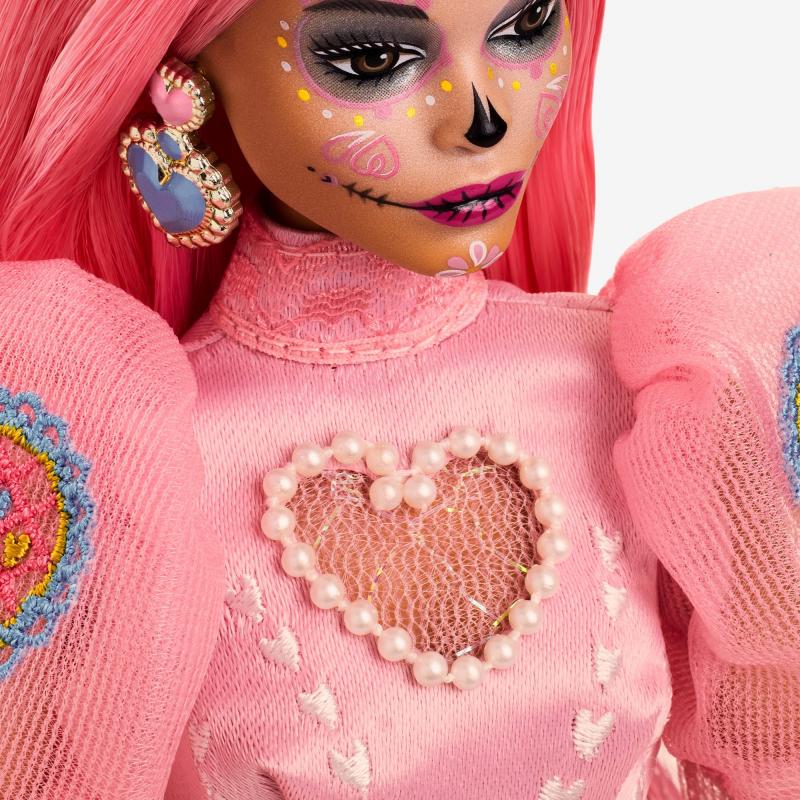 2023 Día De Muertos Barbie x Pink Magnolia Doll - HJX16 BarbiePedia
