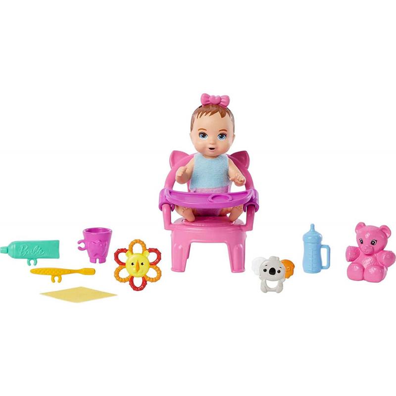 Barbie Doll And Accessories, Skipper Babysitter First Tooth Playset