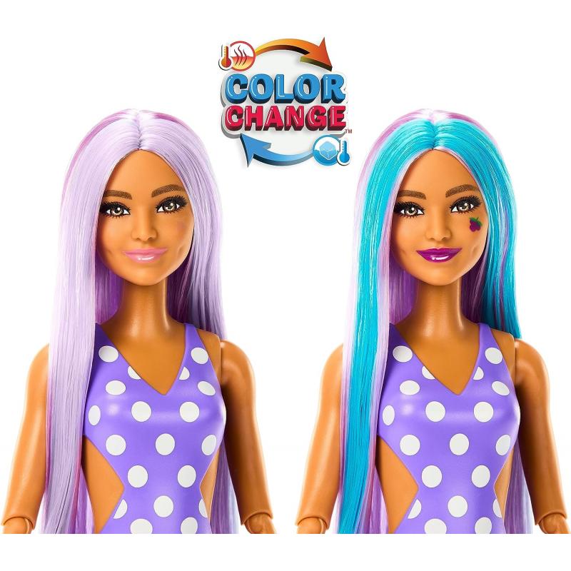 Barbie Pop Reveal Doll Purple Slime - HNW44 BarbiePedia