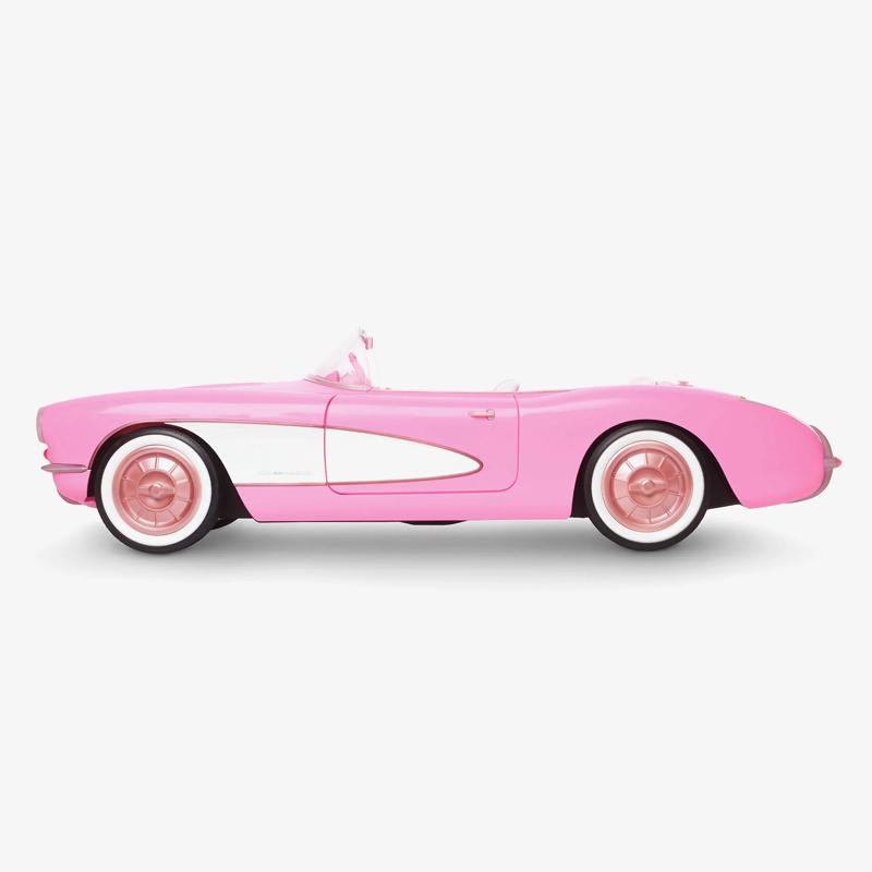 Barbie the Movie Collectible Car, Pink Corvette Convertible - HPK02  BarbiePedia