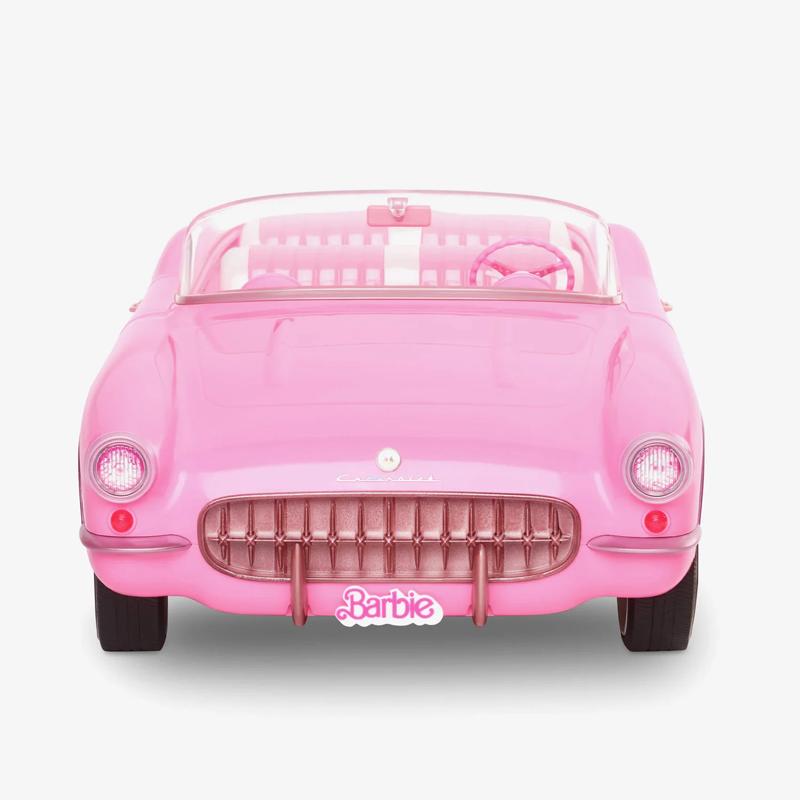 Barbie the Movie Collectible Car, Pink Corvette Convertible - HPK02  BarbiePedia