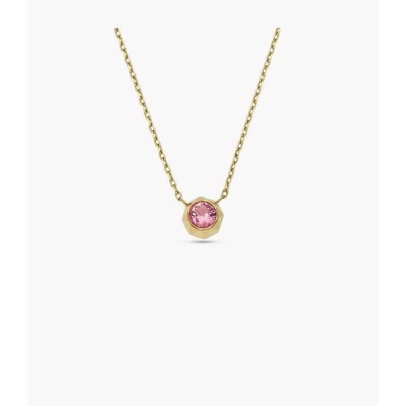 Barbie™ x Fossil Limited Edition Gold-Tone Stainless Steel Chain Necklace -  JF04498710 BarbiePedia