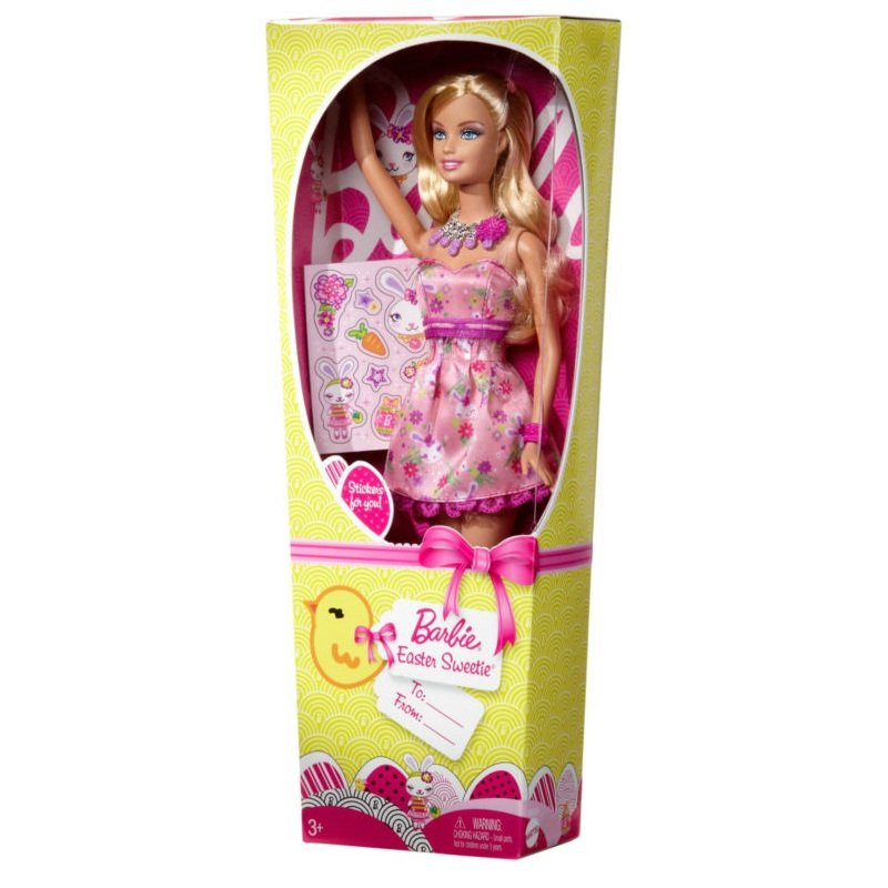 Barbie Easter Sweetie Doll with Stickers - R6591 BarbiePedia