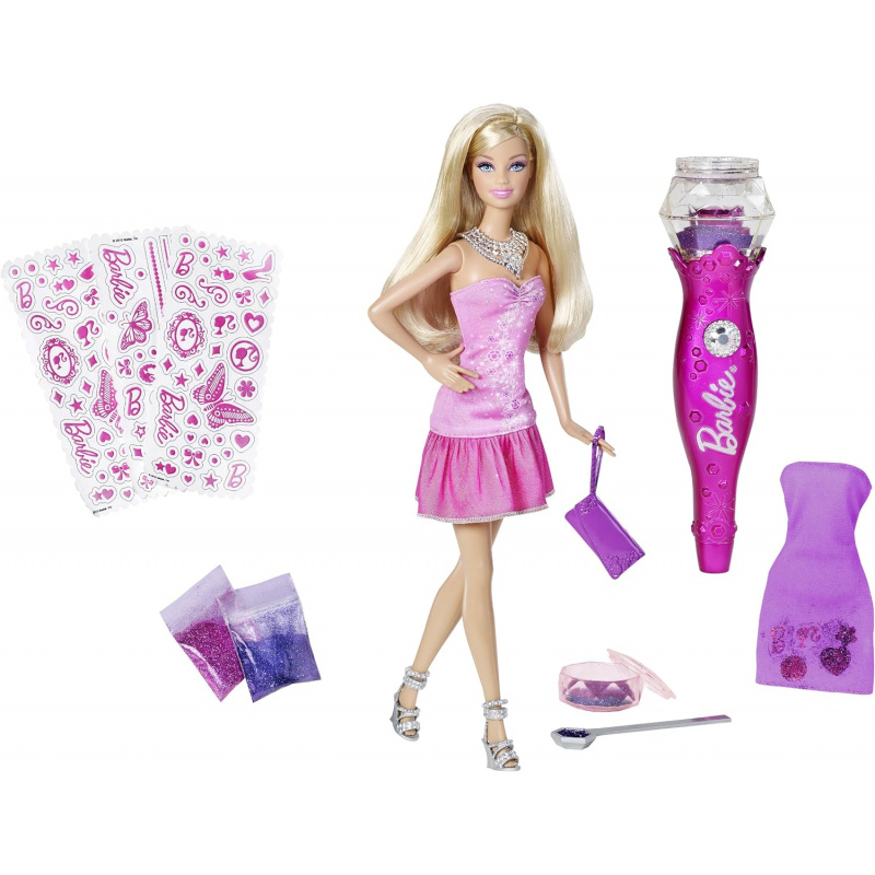 Barbie Glitter Glam Vacuum Doll Set