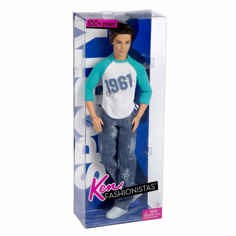 Barbie Fashionistas Sporty Ken Doll - V3397 BarbiePedia