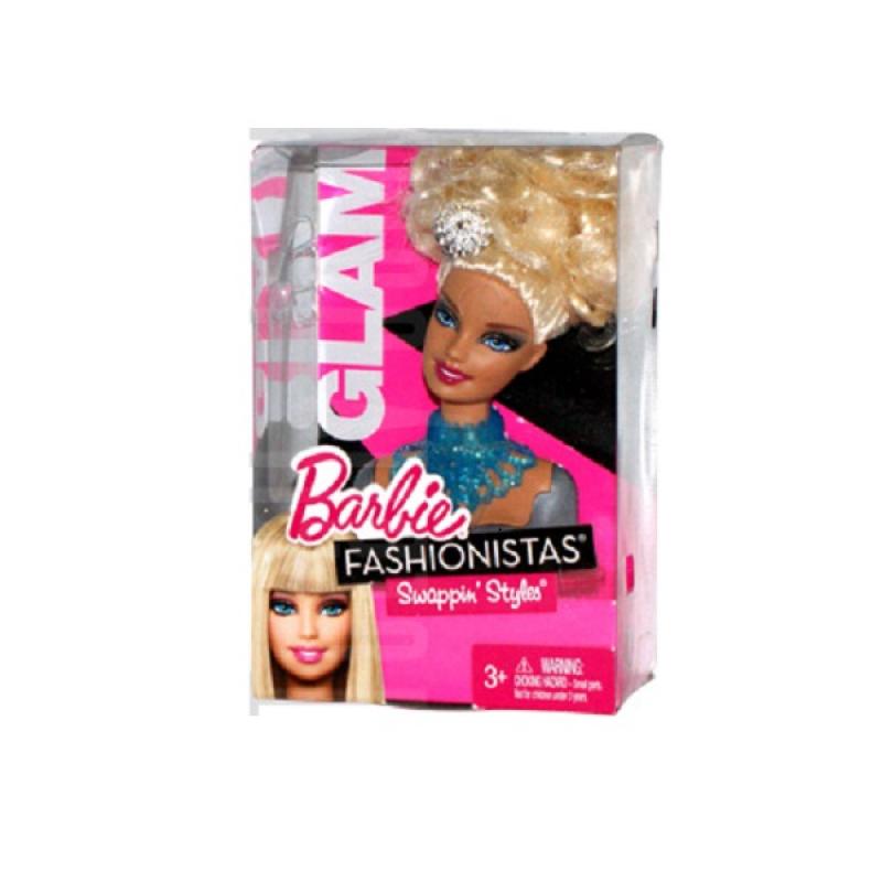 Barbie Fashionistas Swappin Styles Swappable Glam Head Pack V Barbiepedia