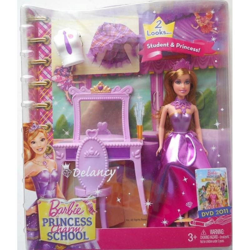 Barbie® Princess Charm School Mini Kingdom Delancy® Doll (WM