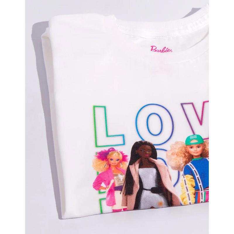 Barbie x Vanilla Underground Love Everyone Womens T Shirt - W54788_S  BarbiePedia