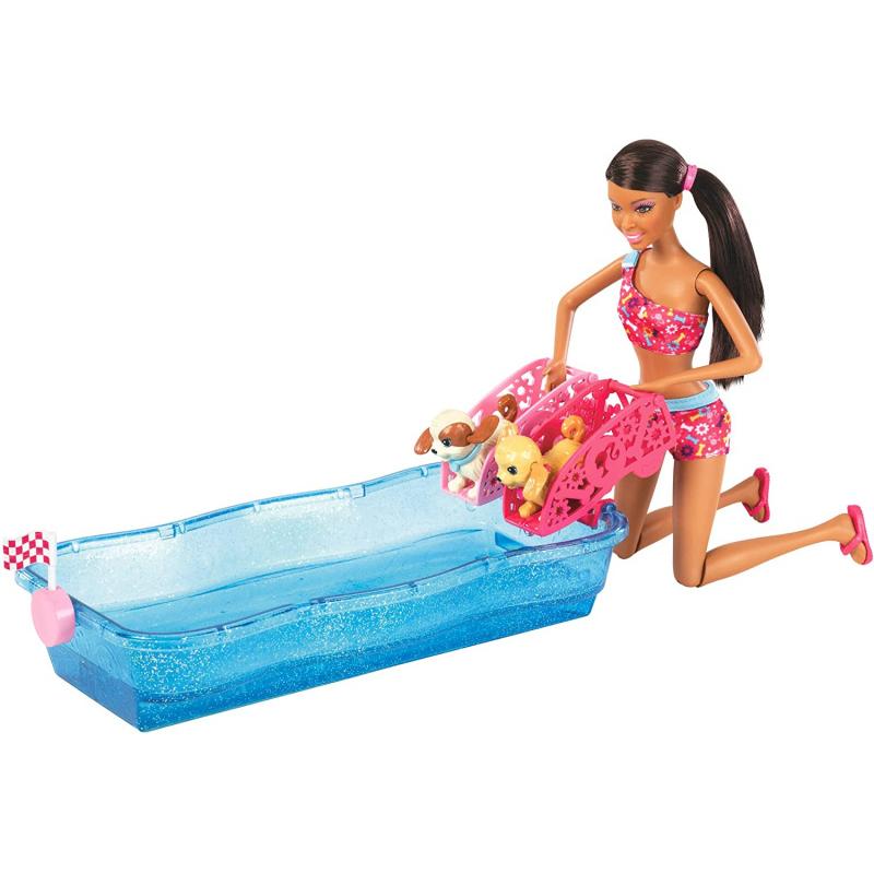 Barbie® Swimming Pup (AA) - X8405 BarbiePedia