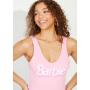 Light Pink Barbie Graphic Bodysuit