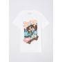 White Barbie Car Graphic Tee