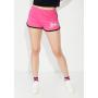 Pink Barbie Contrast Trim Active Shorts