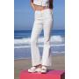 Barbie White Stretch High Waisted Flare Jeans