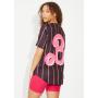 Pinstriped Barbie Graphic Baseball Jersey