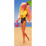 Barbie Banho de Sol (Estrela) Yellow and black trikini