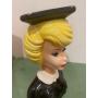 Barbie Graduation 1963 vase From Barbie With Love by Enesco