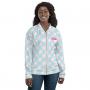 Printed Plaid Unisex Bomber Jacket - Barbie the Movie