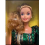 Philippine Islands Barbie I (green and gold chevron dress) blonde