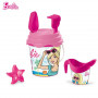 Children's bucket with mold and Barbie watering can