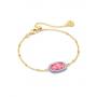 Barbie™ x Kendra Scott Gold Elaina Satellite Reversible Iridescent Glitter Glass