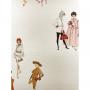 '1960s Barbie™' Grasscloth Wallpaper by Barbie™ - Cream